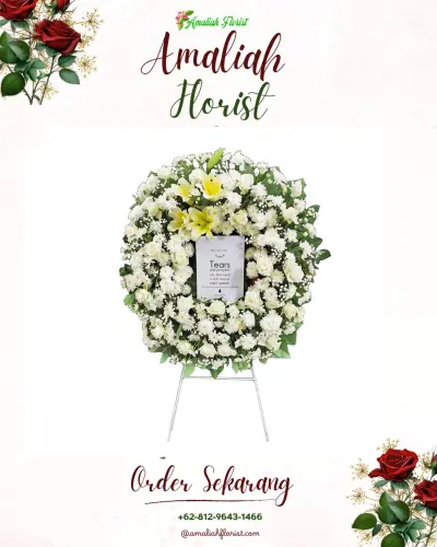 Krans Bunga Duka Cita di Pamutih